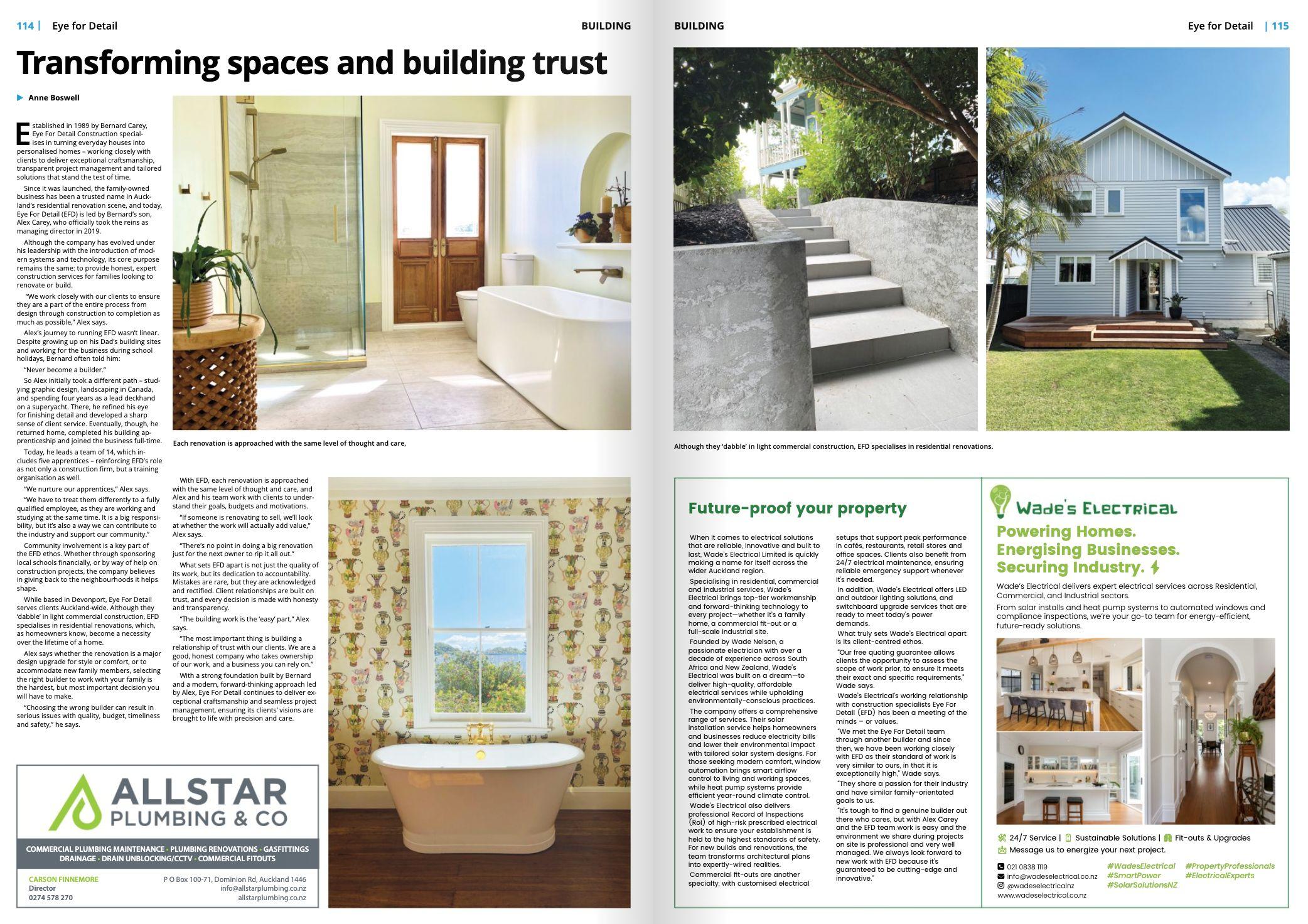 EFD Featured in Business North